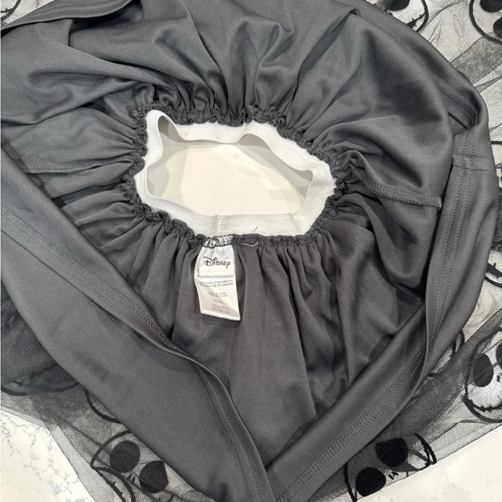 Disney Nightmare Before Christmas Dress Girl's 4T Skirt Black Jack Skellington‎